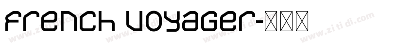 French Voyager字体转换